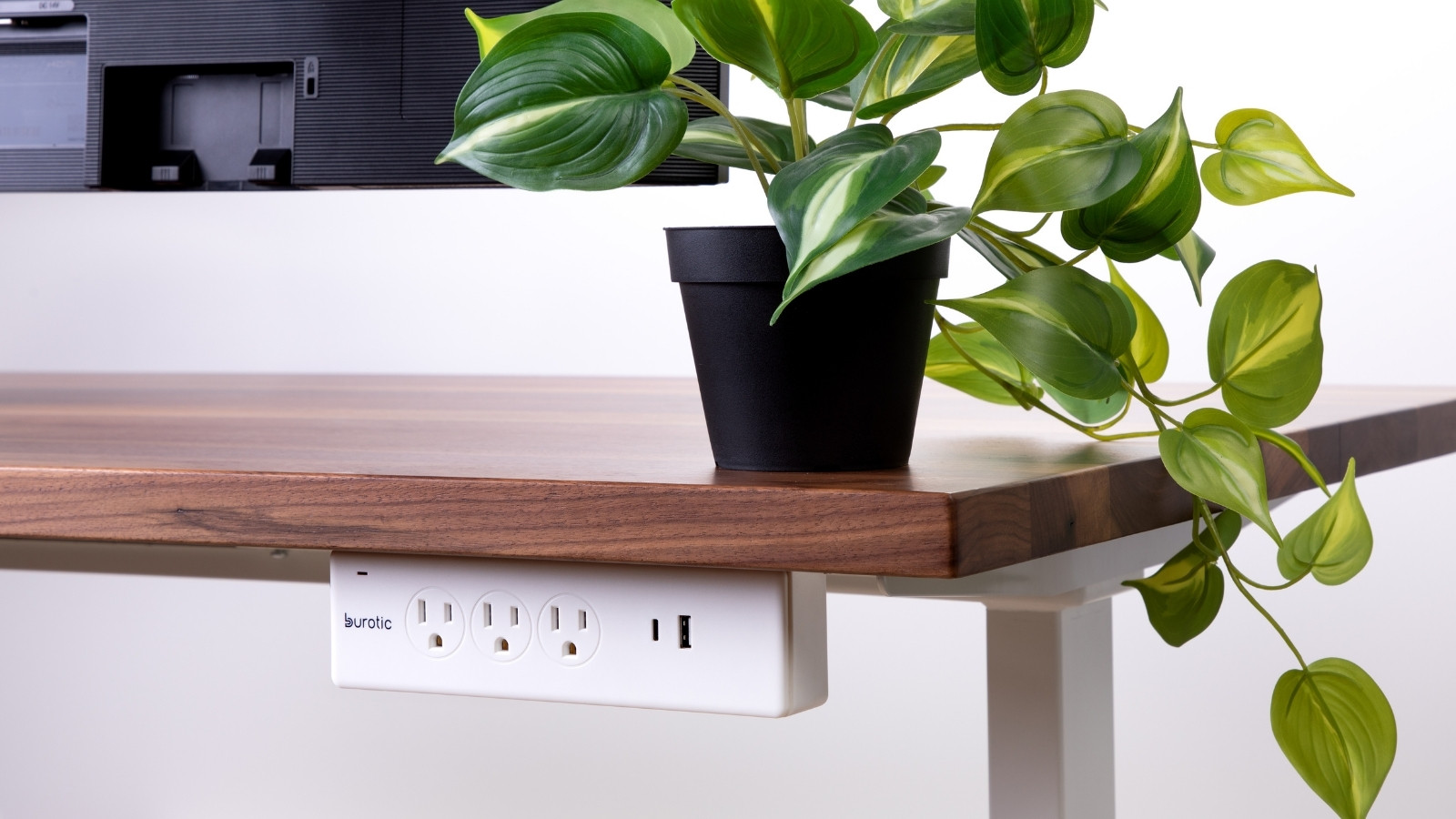 burotic Power Bar: Under and On-Desk