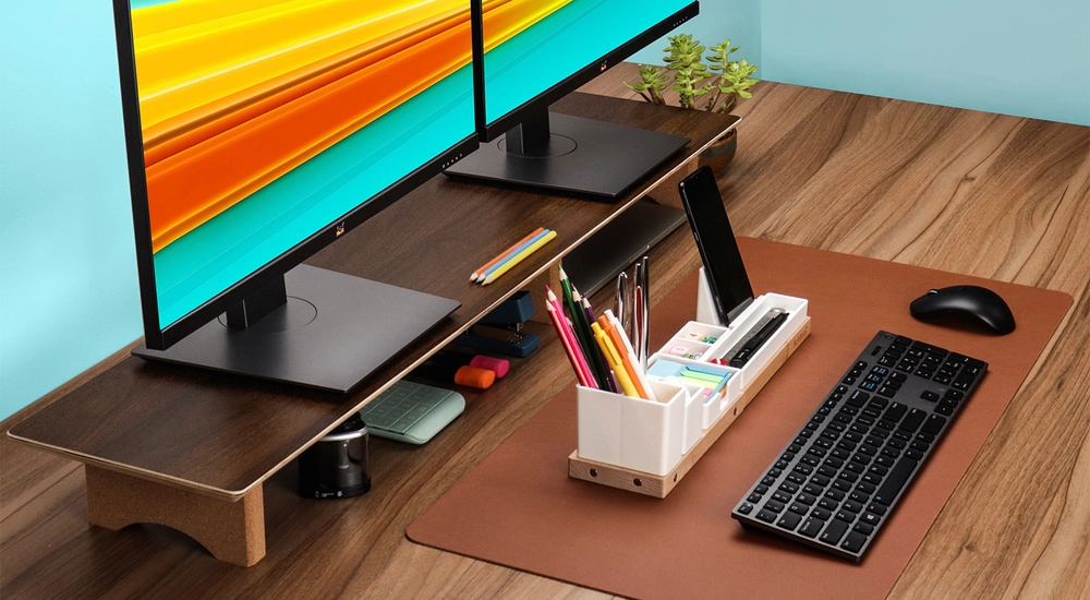 AOTHIA Aothia Large Dual Monitor Stand Riser