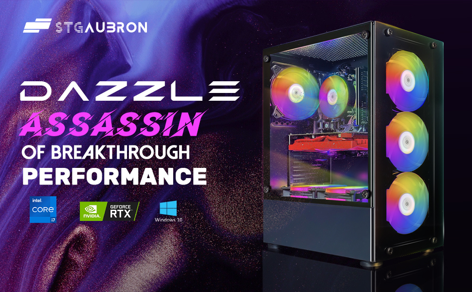 STGAubron Gaming PC Desktop