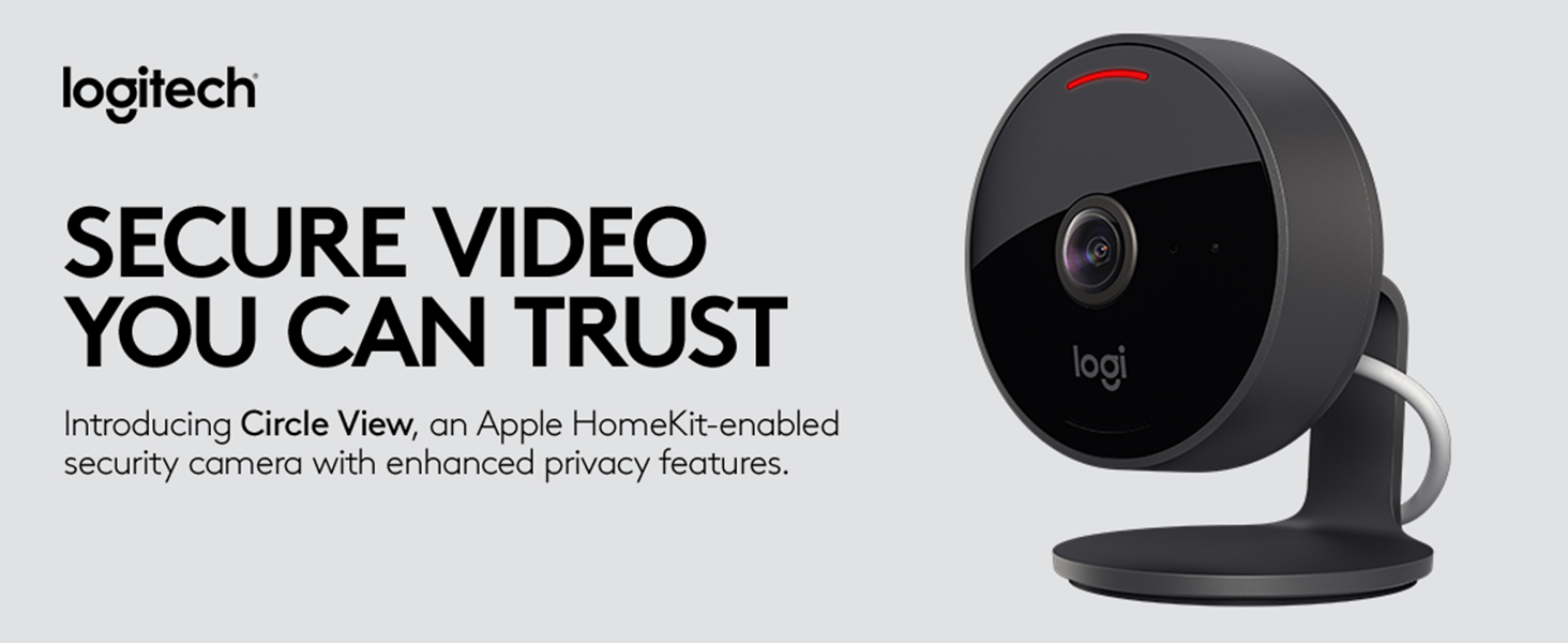 Logitech Circle View Weatherproof Wired Home Security Camera