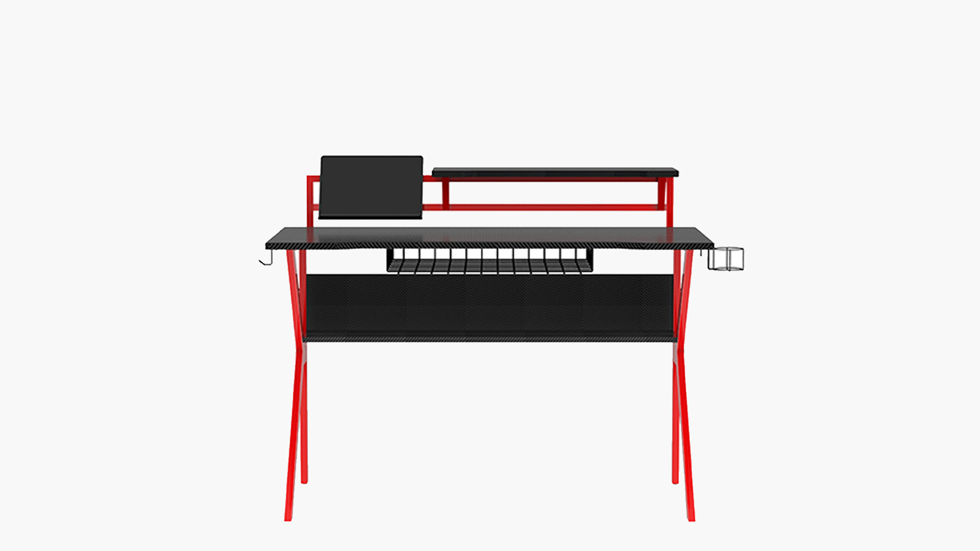 Benzara Compact Gaming Desk