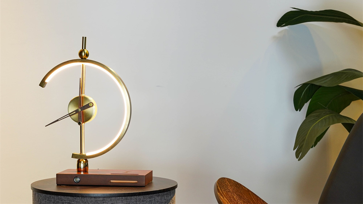 Lamp Depot Golden Time Clock Lamp