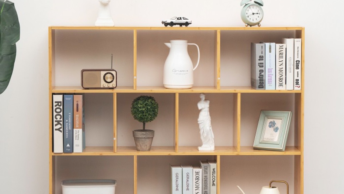Maydear Bamboo Bookshelf