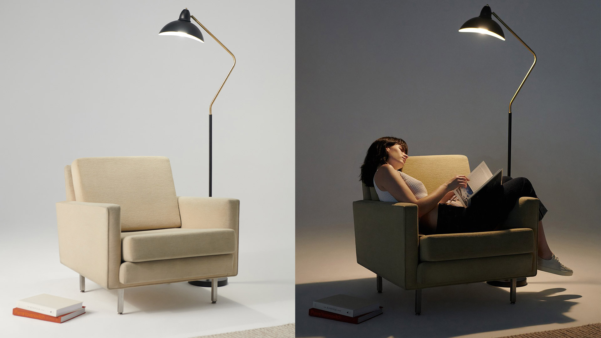 Brightech Swoop LED Floor Lamp