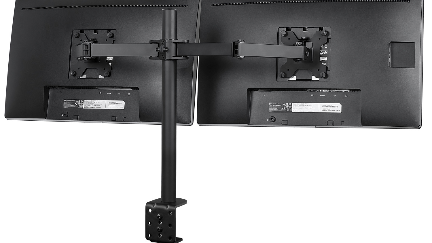 Mount-It! Full Motion Dual Monitor Desk Mount