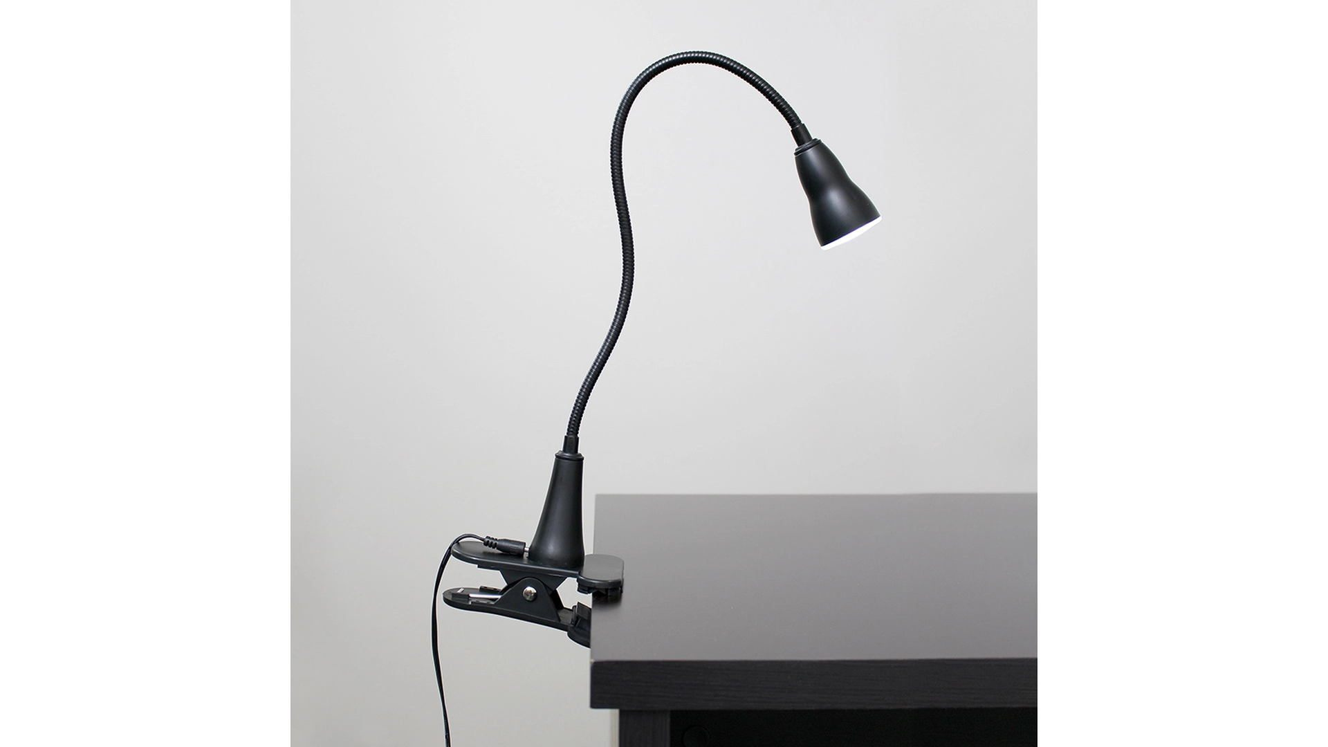 All the Rages 1W LED Gooseneck Clip Light Desk Lamp