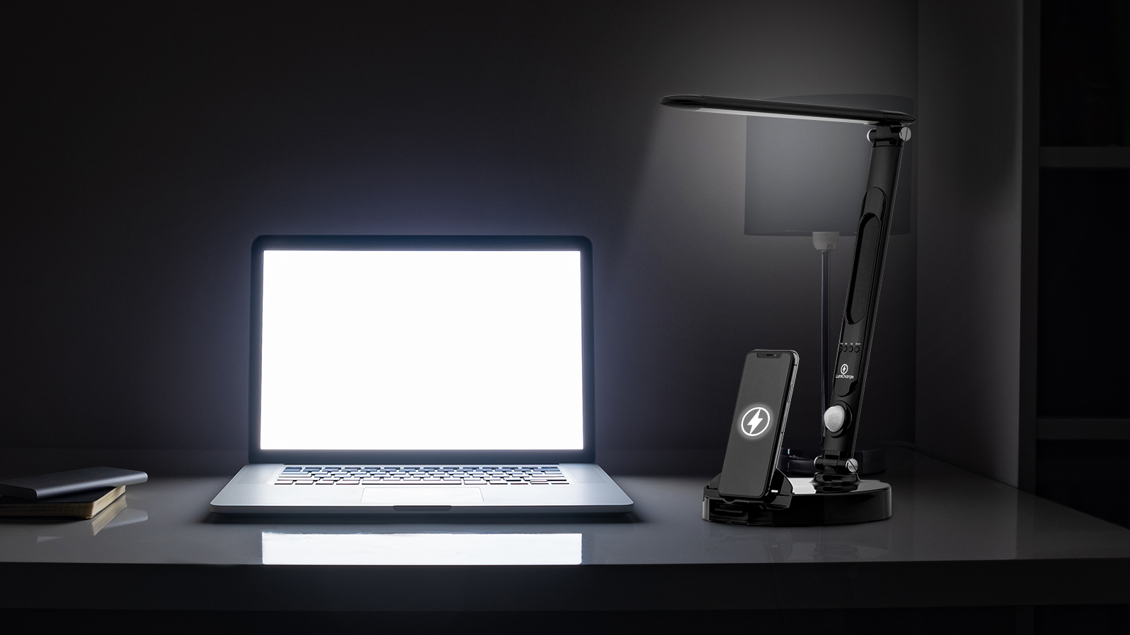Lumicharge LED Lamp with Wireless Charger