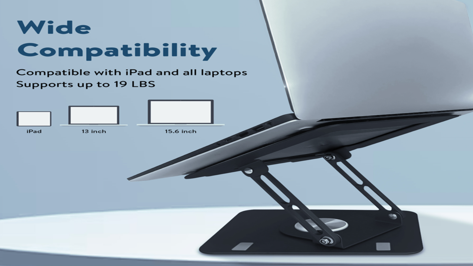 Uncaged Ergonomics Swivel Laptop Stand