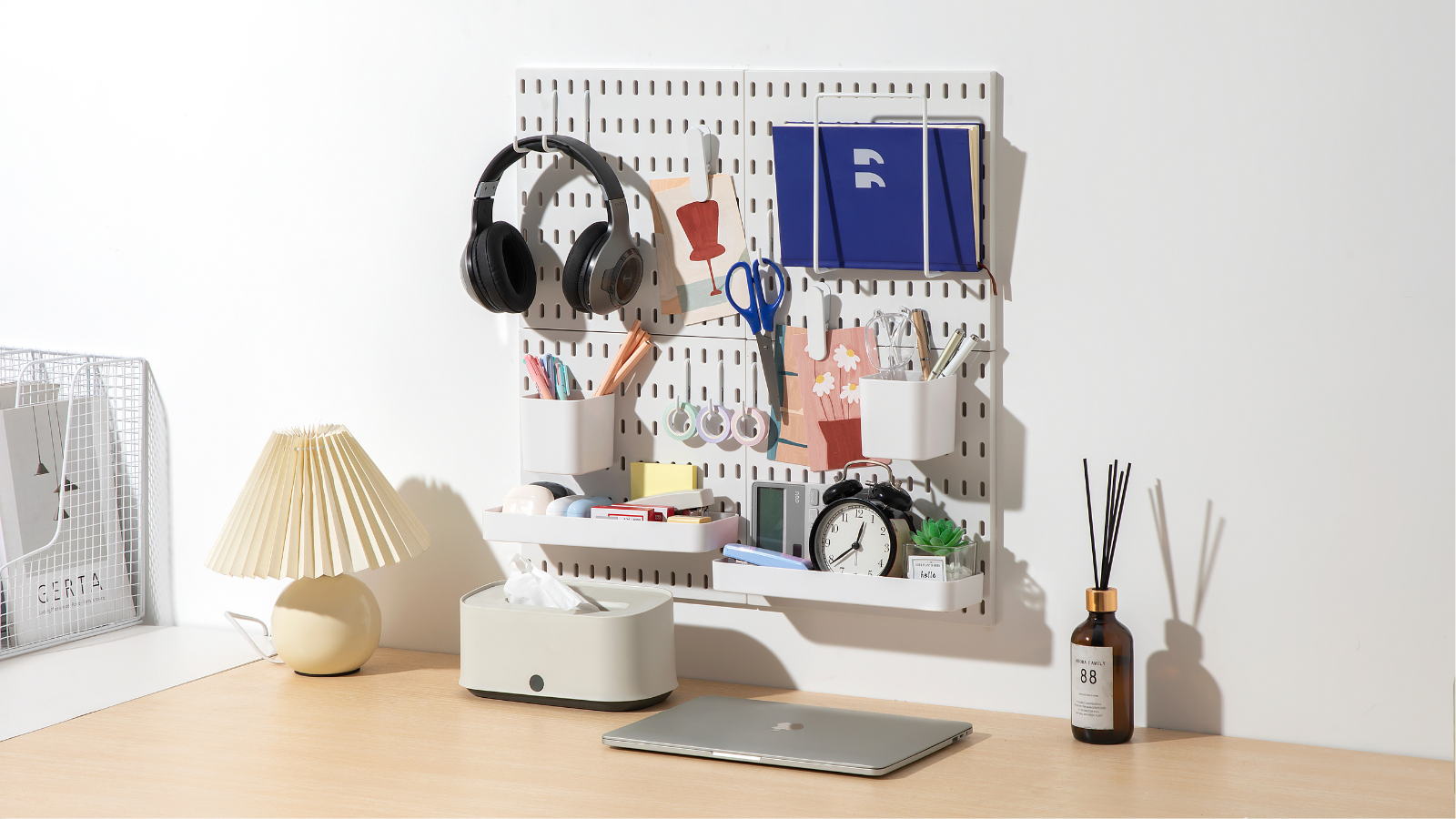 Keepo 4Pcs Pegboard Organizer With Accessories